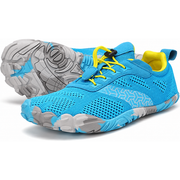 Minimalist Knit Trekking Shoes in Light Blue