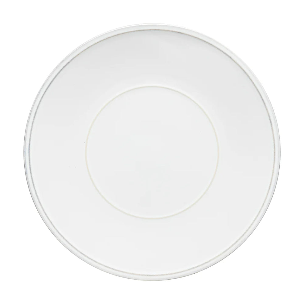 Costa Nova 13.5" Friso White Stoneware Serving Platter - FIP343-WHI