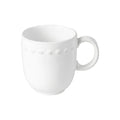 Costa Nova 12.5 Oz. Pearl White Stoneware Mug - PEC131-WHI