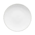 Costa Nova 11" Pearl White Round Stoneware Dinner Plate - PEP282-WHI