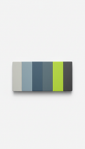 Minimalist composite cutting board with non-slip edges